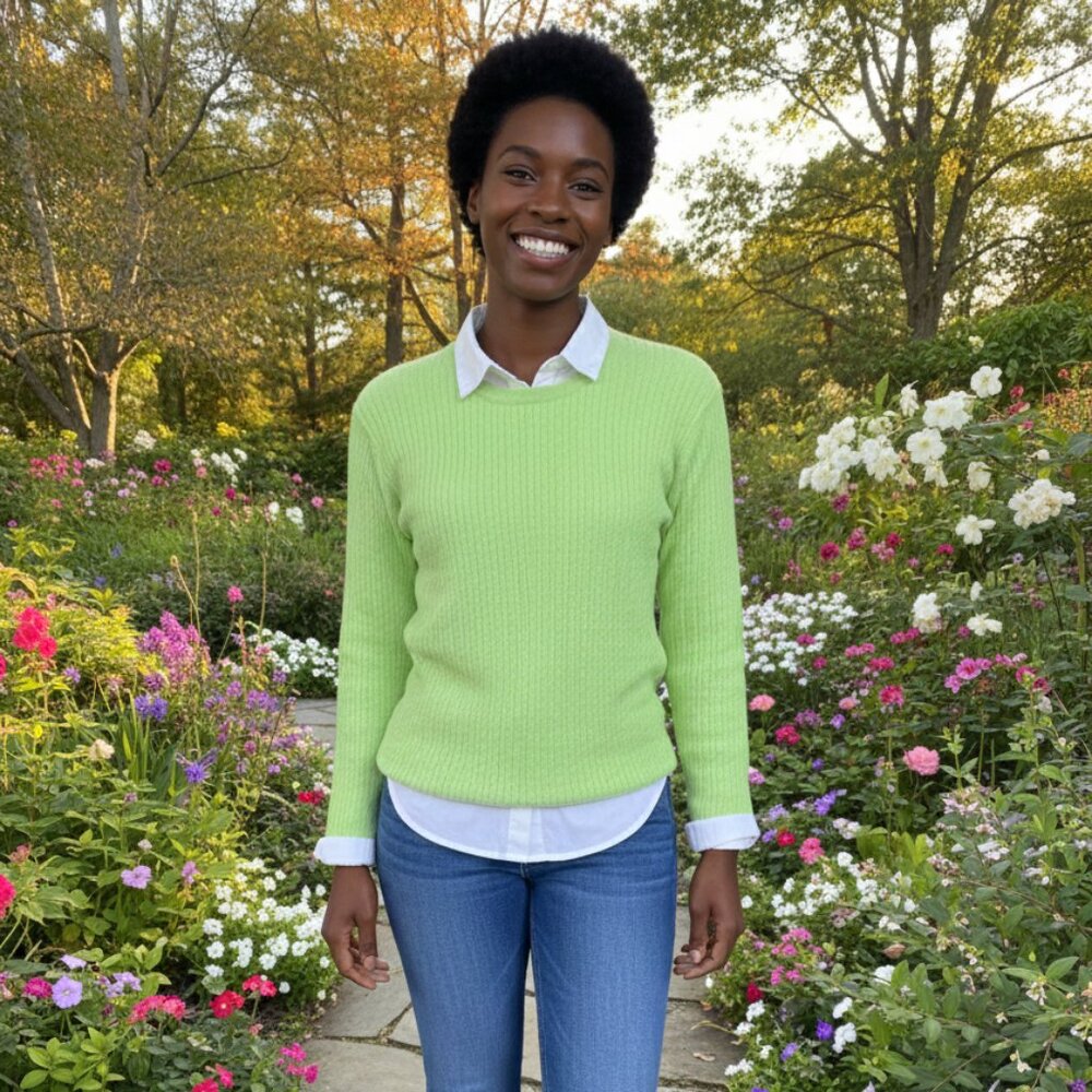Lilly Pulitzer Cashmere Cable Knit Crew Neck Sweater
